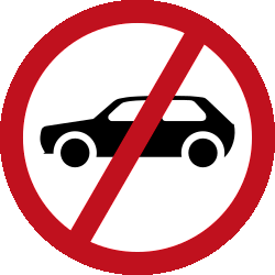 No Entry for Vehicles